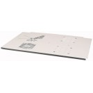 Panou superior cu decupaj pentru 4 ventilatoare